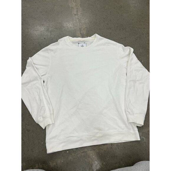 Reigning Champ white Sweatshirt Size Large Measurement Pit to pit 24” Length 31” - Picture 1 of 6